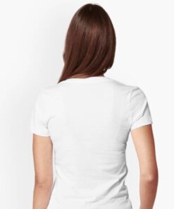 Lava Prints Go Corona T-shirt for Women White V-Neck