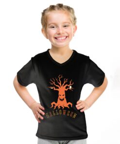 lava_kids_girl_t-shirt_model_v-neck_black_2