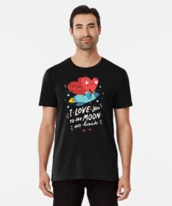 black t-shirt for men