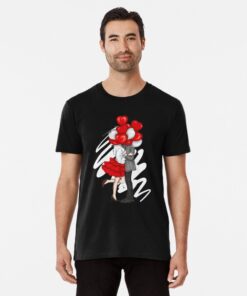 black short-sleeve t-shirt