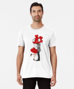 Men's white short-sleeve t-shirt