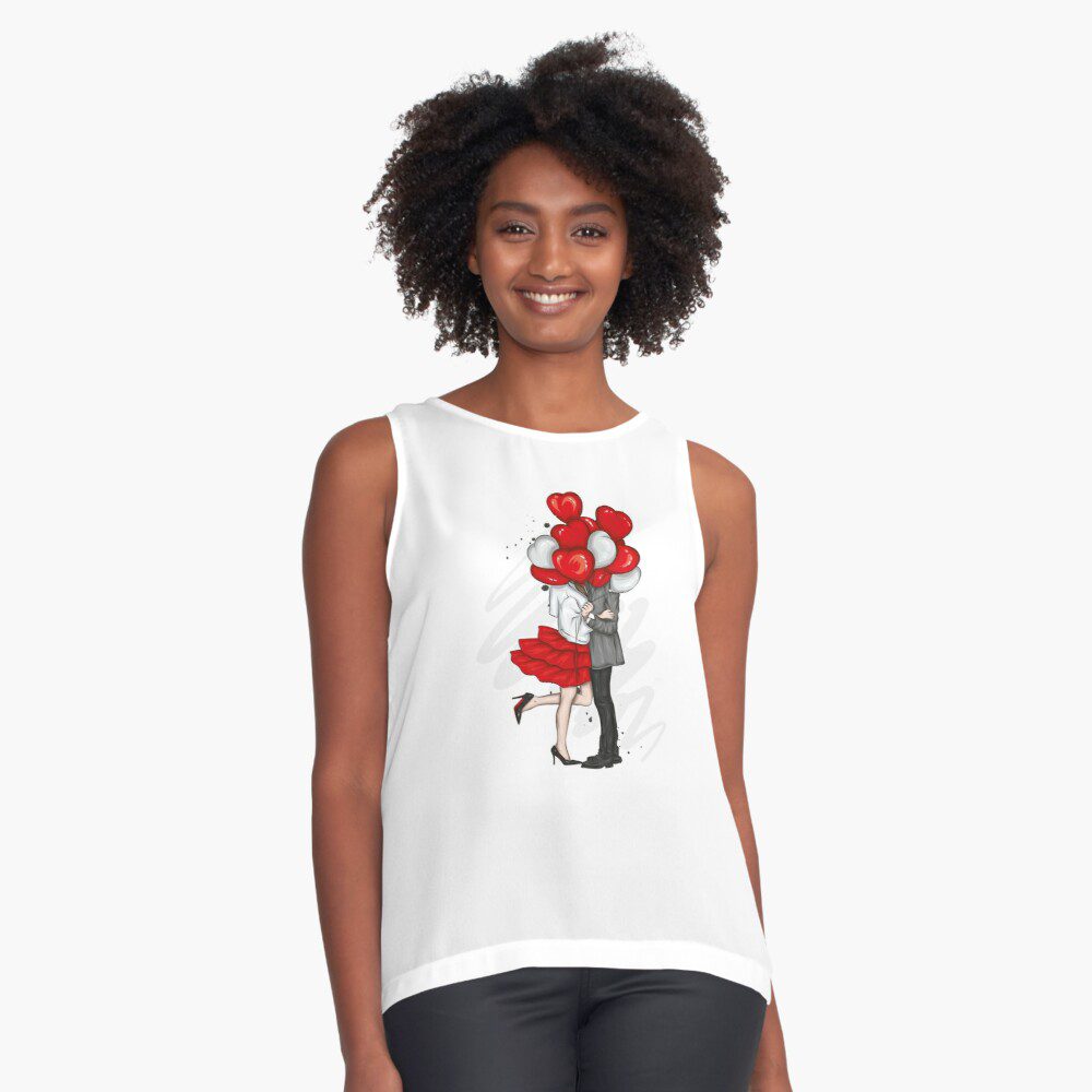 sleeveless t-shirt for women