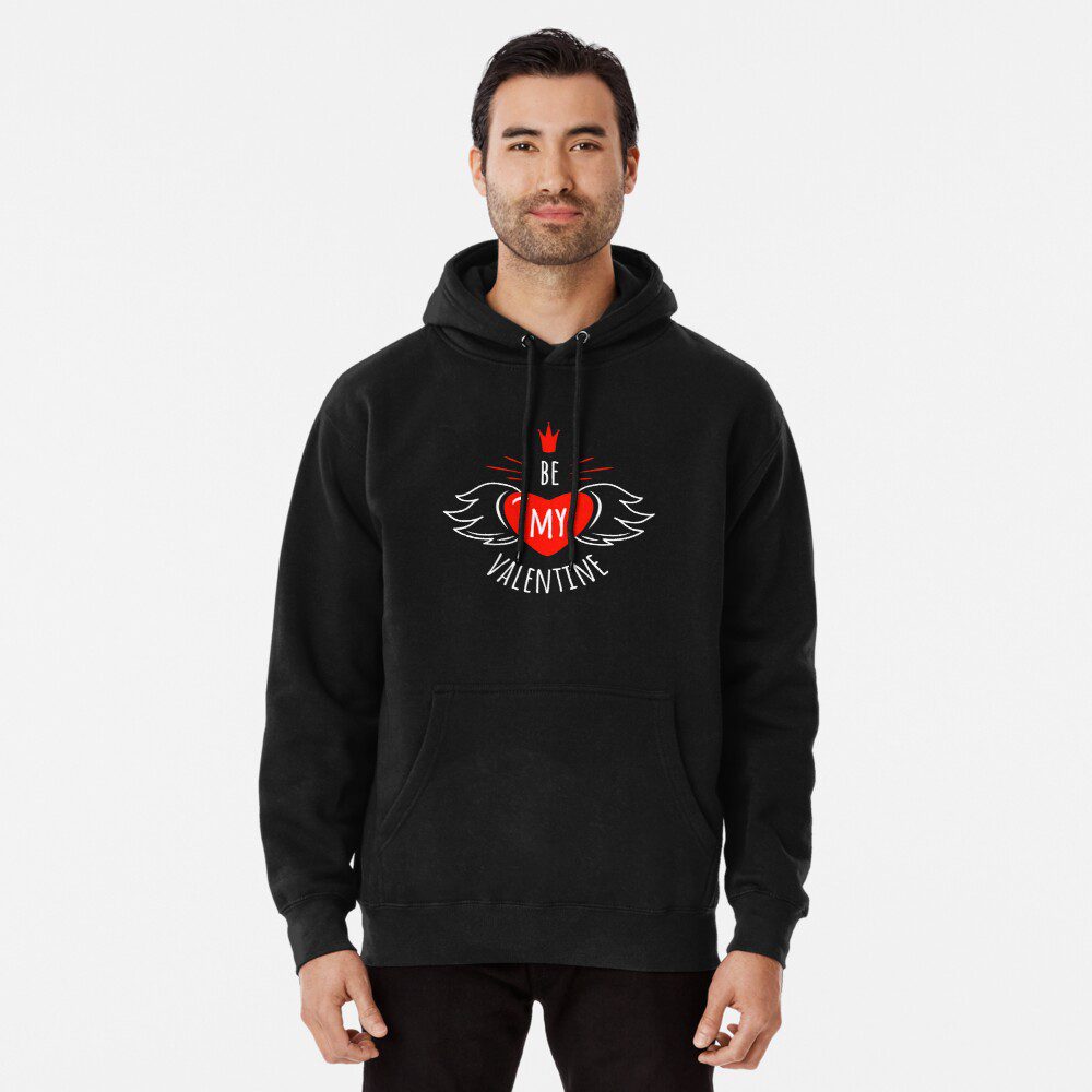 Black printed hoodies