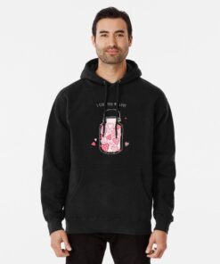 Men's valentines pullover hoodies