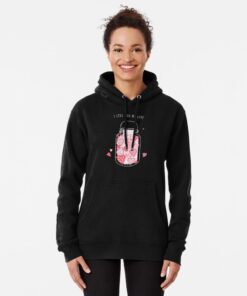 Valentine pullover hoodies for women