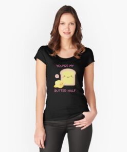 fitted scoop t-shirt