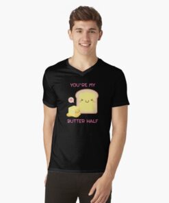 black short sleeve t-shirt for men