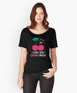 black valentine t-shirt for women