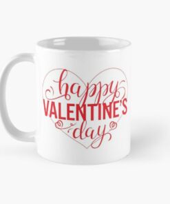 Happy valentine's day wishes printed mugs