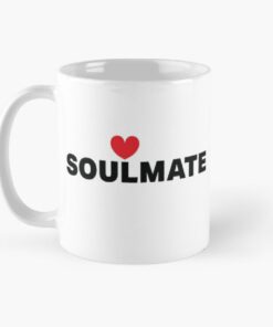 'soulmate' printed coffee mugs