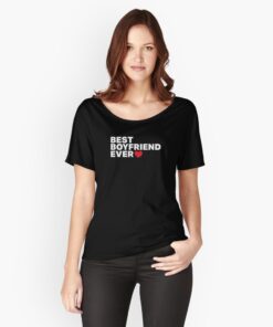 Black relaxed fit round neck t-shirt