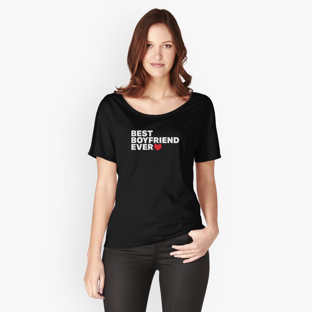 Black relaxed fit round neck t-shirt