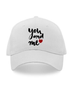 White valentine caps