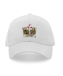 King and Queen cards cap