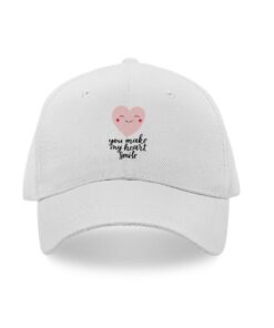 You make my heart smile cap