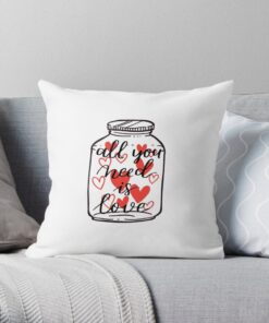 All you need is love pillow white