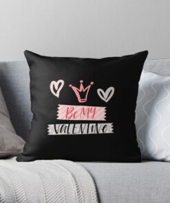 Be my valentine throw pillow