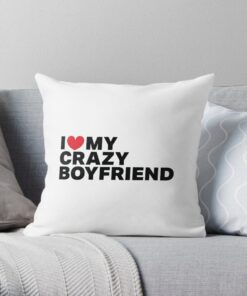 White pillow for valentine's day