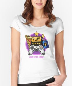 Scoop neck t-shirt for women