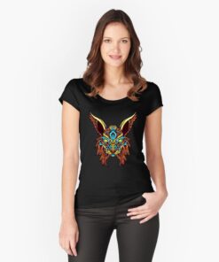 lava-prints-fitted-scoop-t-shirt-black
