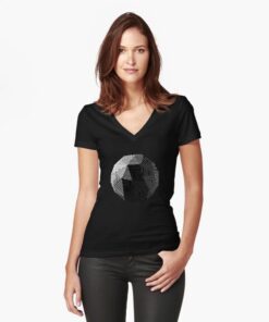lava-prints-fitted-v-neck-t-shirt-black