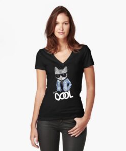 lava-prints-fitted-v-neck-t-shirt-black