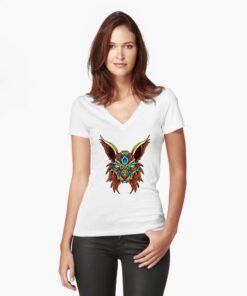 lava-prints-fitted-v-neck-t-shirt_white