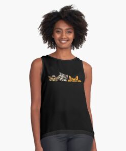 lava-prints-sleeveless-top-black