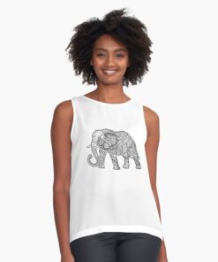 lava-prints-sleeveless-top-white