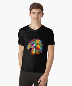 lava-prints-v-neck-t-shirt-black