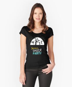 lava-prints-fitted-scoop-t-shirt-black