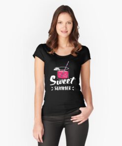 lava-prints-fitted-scoop-t-shirt-black