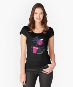lava-prints-fitted-scoop-t-shirt-black