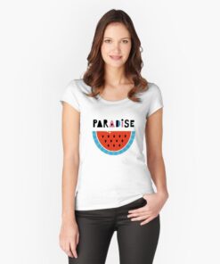 lava-prints-fitted-scoop-t-shirt-white
