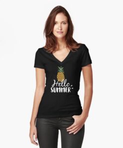 lava-prints-fitted-v-neck-t-shirt-black