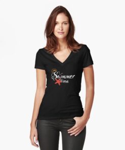 lava-prints-fitted-v-neck-t-shirt-black