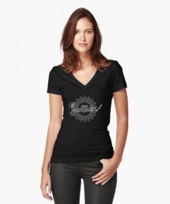 lava-prints-fitted-v-neck-t-shirt-black