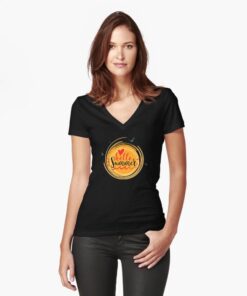 lava-prints-fitted-v-neck-t-shirt-black