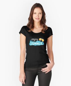 lava-prints-fitted-scoop-t-shirt-black